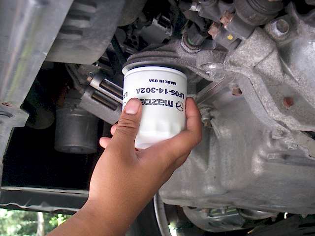 замена масляного фильтра