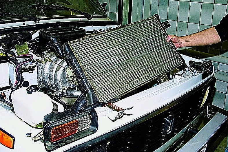 замена радиатора отопителя замена радиатора отопителя